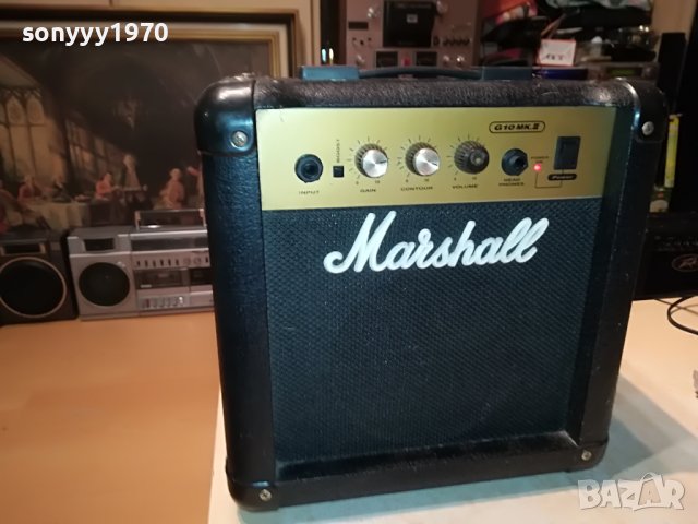 MARSHALL GUTAR AMPLIFIER-ВНОС ENGLAND 1302231952, снимка 4 - Ресийвъри, усилватели, смесителни пултове - 39664031