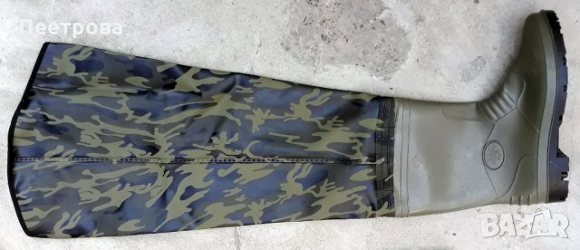 Риболовни ботуши, до таза в камуфлажен стил-45 номер., снимка 4 - Екипировка - 33660800