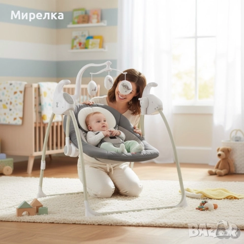 Електрическа люлка за бебе Zizito Hana