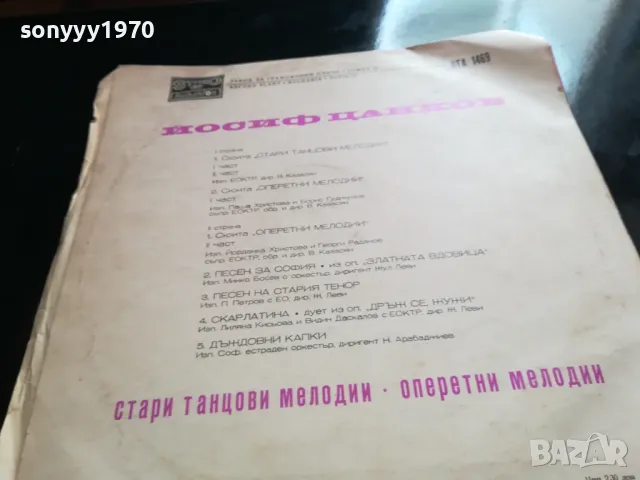 ЙОСИФ ЦАНКОВ 2505251834LCHERY, снимка 15 - Грамофонни плочи - 50423280