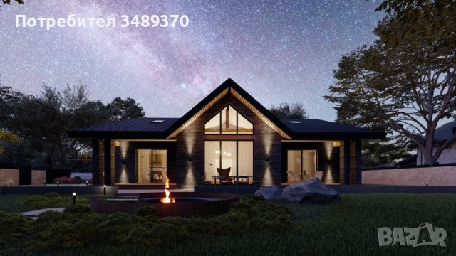 Продавам къща 130м2 с парцел 860м2 по документи , а реално 1600м2 , снимка 2 - Къщи - 43786466