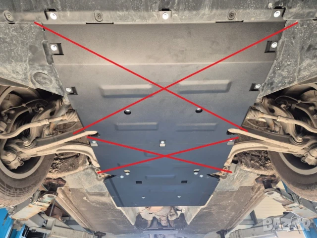 Метална кора под диференциал Audi Q5 2017г +, снимка 7 - Аксесоари и консумативи - 51043914