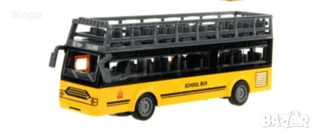 ДЕТСКИ ДВУЕТАЖЕН УЧИЛИЩЕН/ГРАДСКИ АВТОБУС С ЗВУК И СВЕТЛИНА С ДИСТАНЦИОННО УПРАВЛЕНИЕ 132433, снимка 11 - Коли, камиони, мотори, писти - 47498603