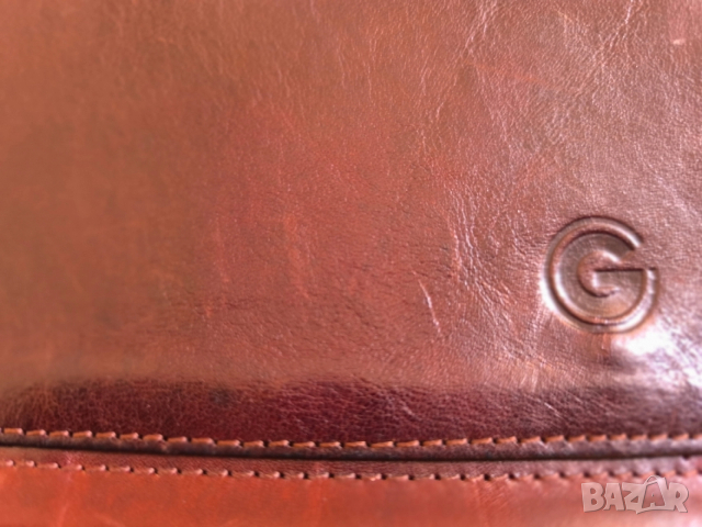 вносна италианска кожена чанта с дълга дръжка, снимка 7 - Чанти - 52971079