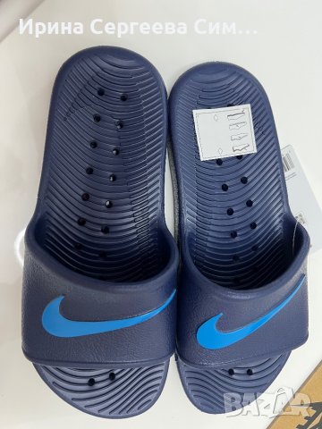 Оригинални чехли Nike 38,5 номер, снимка 3 - Детски сандали и чехли - 38362322