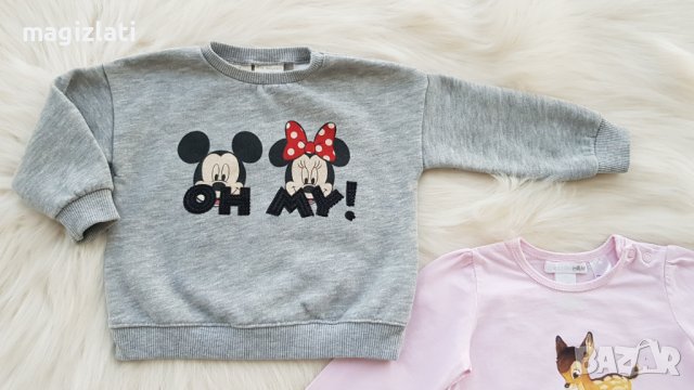 Бебешки блузи ZARA и H&M 6-9 месеца , снимка 2 - Бебешки блузки - 38157888