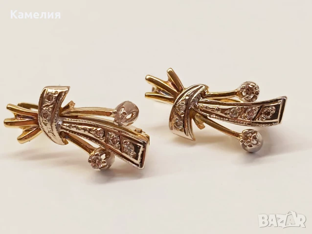 Руско злато , снимка 2 - Обеци - 50709418