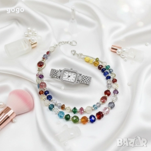 елегантен часовник , снимка 4 - Бижутерийни комплекти - 52633141