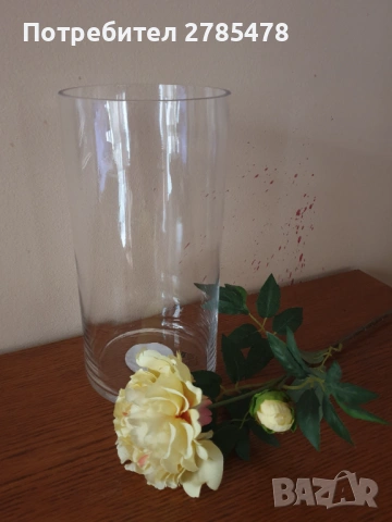 Стъклени вази два броя, снимка 3 - Вази - 53271620