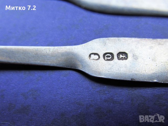 Сребърна щипка за захар, снимка 5 - Антикварни и старинни предмети - 28646620