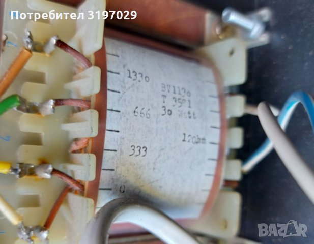BV 1130 трансформатор и български 1 бр. BV1130 T3581 30w траф, снимка 3 - Друга електроника - 35373347