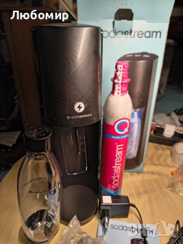Електрическа машина за газирана вода Sodastream E-Terra , снимка 3 - Други - 51916632