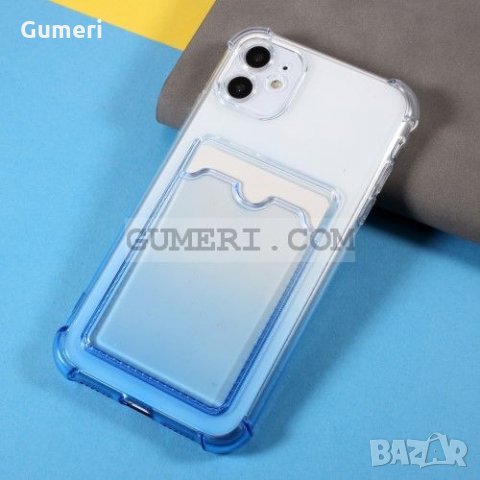 Apple iPhone 11 - Силиконов Гръб Air със Защита за Камерата и Слот за Карта, снимка 11 - Калъфи, кейсове - 34807784