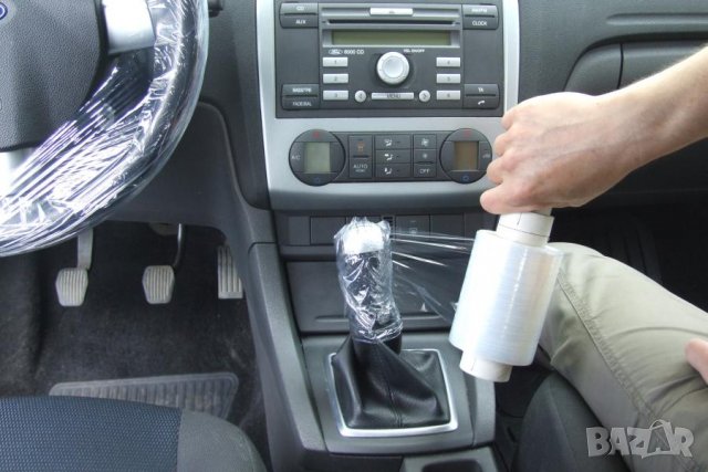 Защитно фолио за волан скоростен лост автосервиз автомобил, снимка 2 - Аксесоари и консумативи - 29795387