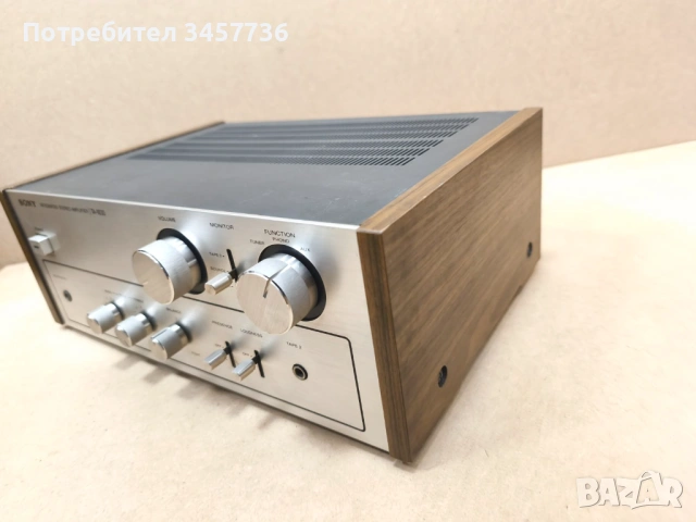 Винтидж Японски Стерео Усилвател SONY TA-1630 с дървени страници TAC-17, снимка 4 - Ресийвъри, усилватели, смесителни пултове - 53467560