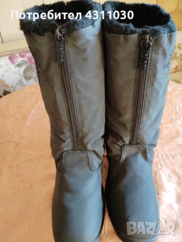 Дамски нови черни ботуши за сняг и дъжд Totes Snowflake , снимка 2 - Дамски ботуши - 53390287