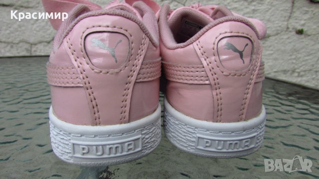 Детски маратонки Puma Basket Heart Patent , снимка 5 - Детски маратонки - 37984399