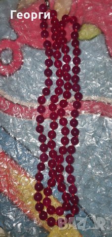 Красива огърлица от естествен Розов Рубин , снимка 6 - Колиета, медальони, синджири - 32954247