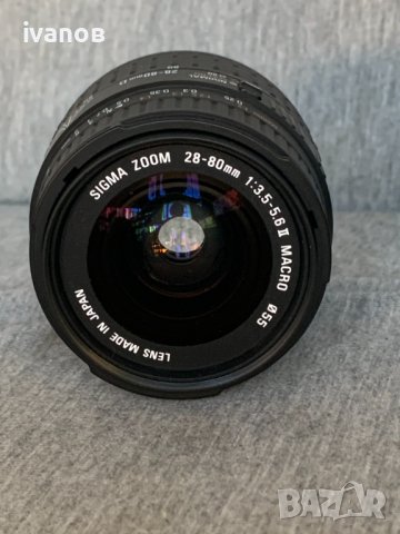 обектив Sigma 28-80mm F/3.5-5.6 D II Macro , снимка 1 - Обективи и филтри - 43061985