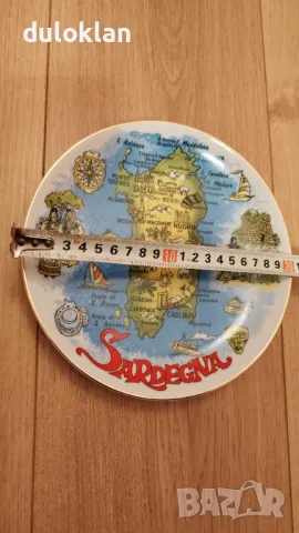 Красива порцеланова чиния от Сардиния Италия., снимка 2 - Антикварни и старинни предмети - 47842110