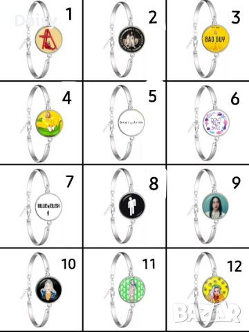 Гривна Billie Eilish/Били Айлиш, снимка 5 - Гривни - 27626751