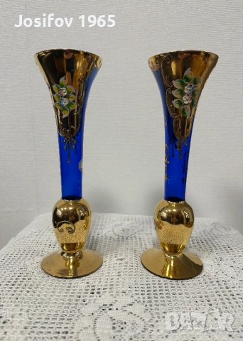 Murano вази комплект 2 броя, снимка 2 - Вази - 53463934