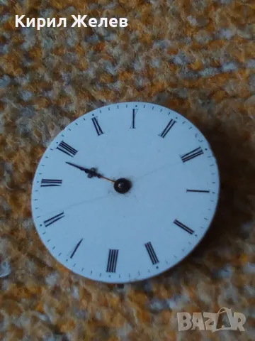 МЕХАНИЗЪМ от КОЛЕКЦИОНЕРСКИ СТАР ШВЕЙЦАРСКИ ДЖОБЕН ЧАСОВНИК с ПОРЦЕЛАНОВ РИМСКИ ЦИФЕРБЛАТ 49698, снимка 13 - Джобни - 48635584