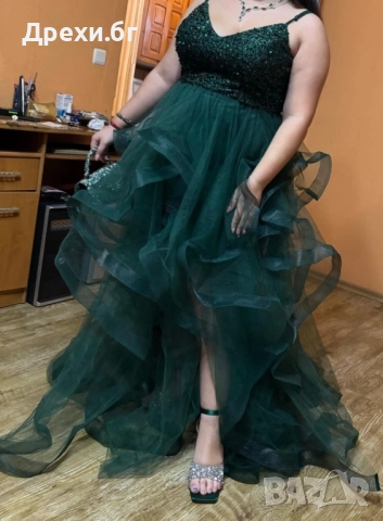 Официална асиметрична рокля, снимка 2 - Рокли - 52360837