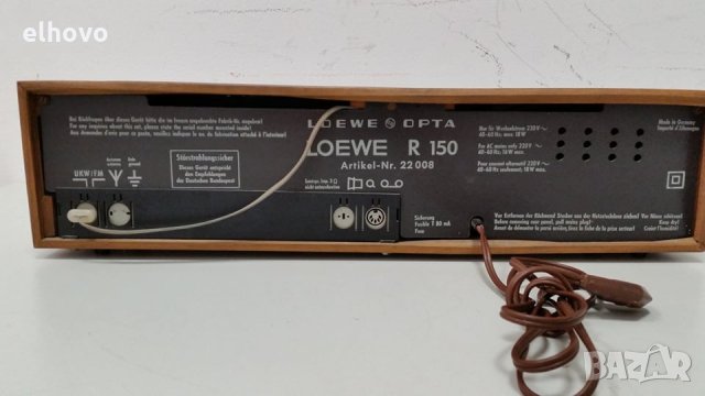 Радио Loewe Opta R 150, снимка 6 - Радиокасетофони, транзистори - 28785041