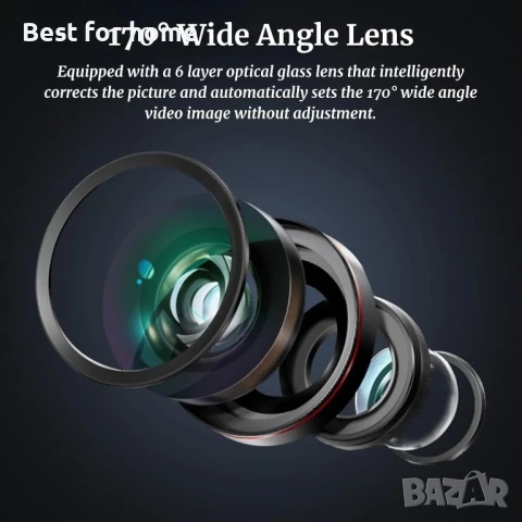 Cuifati 1080P HD мини камера, снимка 3 - Друга електроника - 50622020