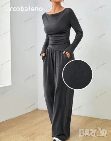 Модерен дамски комплект от две части, 4цвята , снимка 16 - Комплекти - 48441570