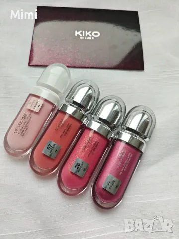 Kiko Milano нови оригинални червила, балсами с блясък, комплекти, снимка 2 - Козметика за лице - 39041956