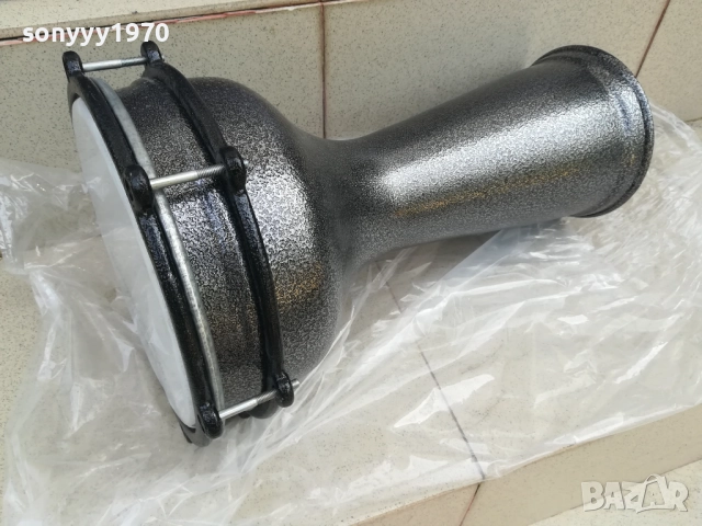 ГОЛЯМА ТАРАМБУКА С БОЛТОВЕ-МЕТАЛИКОВ ЦВЯТ/ПРЪСКАНА 0109252046, снимка 3 - Ударни инструменти - 51570998