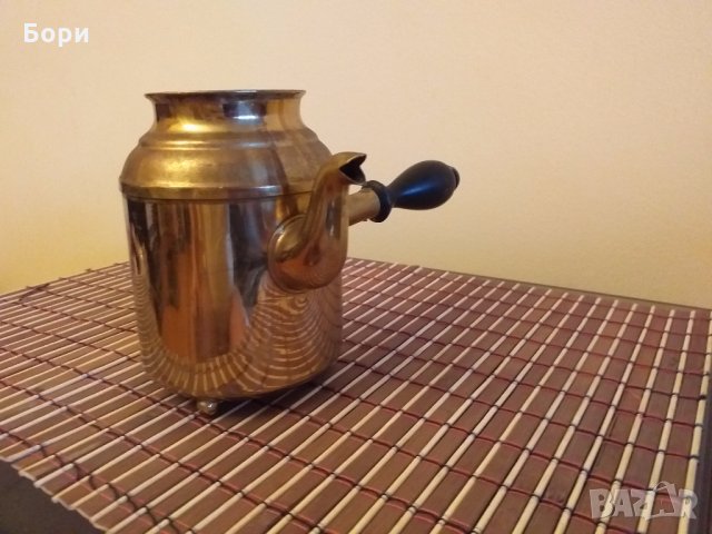Шведско медно джезве,чайник, снимка 6 - Декорация за дома - 27430737