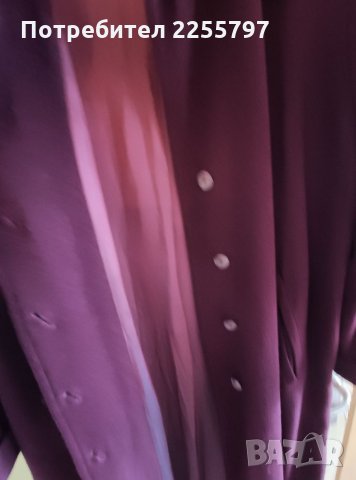 Дълго палто от кашмир в бордо на италианската фирма TOSKANA LODEN MAY, снимка 5 - Палта, манта - 34601660