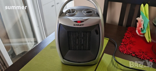 Керамичен радиатор Scarlett SC - 1050, снимка 3 - Радиатори - 52095616