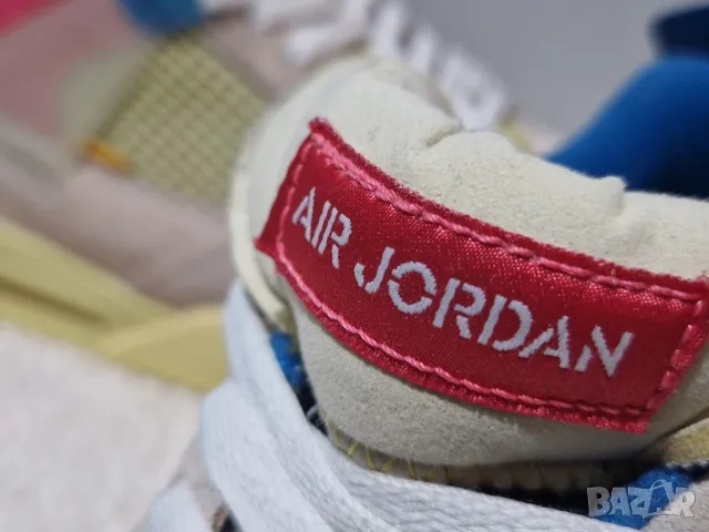 NIKE JORDAN 4 RETRO X UNION LA GUAVA ICE, 47.5 номер, обувани 1 път, като нови. ОРИГИНАЛНИ!, снимка 11 - Маратонки - 49897729