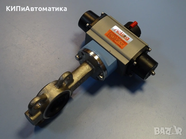 бътерфлай клапа с двойнодействаща пневматична задвижка TTV 4044-ND PN10-16 DN32-40