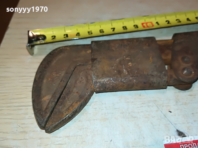 стар раздвижен ключ внос германия 1904221204, снимка 10 - Антикварни и старинни предмети - 36505832