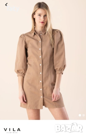 Дънкова рокля размер 42, снимка 2 - Рокли - 53045811