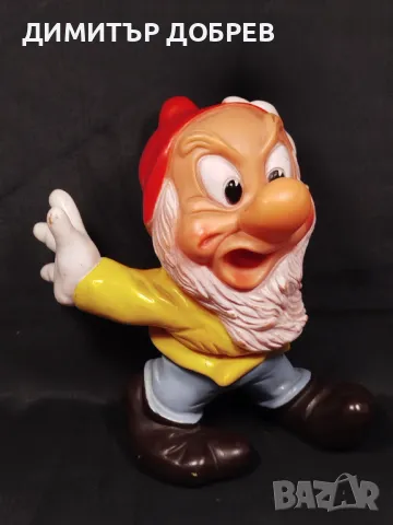 СТАРА РЕТРО ГУМЕНА ИГРАЧКА КУКЛА ДЖУДЖЕ DISNEY ITALY, снимка 2 - Колекции - 49182814