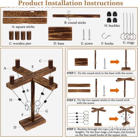 Нова настолна игра с кукички за деца Възрастни Домашно парти Забавление, снимка 3 - Други - 39918878