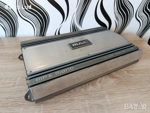 Усилвател Mac Audio MPX Mono (моноблок), снимка 7 - Ресийвъри, усилватели, смесителни пултове - 53580766