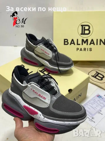 Дамски маратонки Balmain - Налични различни цветове Код D1576, снимка 5 - Маратонки - 48411122