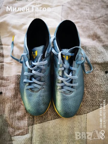 Детски футболни маратонки на Adidas, модел Leo Messi, номер 38 2/3, идеално запазени. 