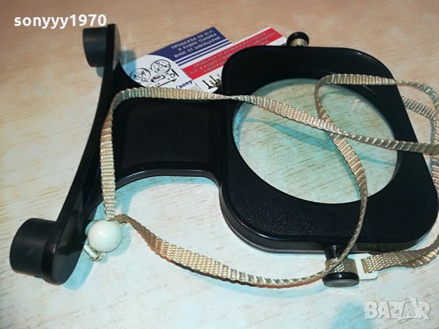 АНТИК-СТАРА ГОЛЯМА ПРОФИ ЛУПА-21Х18Х3СМ, снимка 2 - Колекции - 28861396