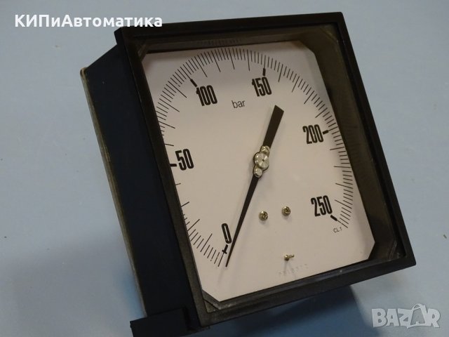 Манометър WIKA 0-250 bar, 145x145 mm, снимка 7 - Резервни части за машини - 34903184