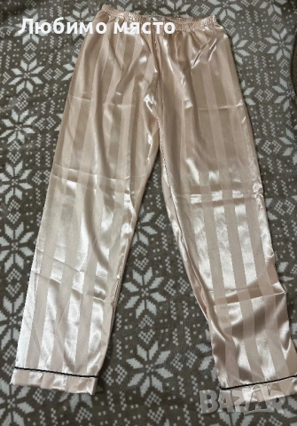 Сатенена пижама, снимка 3 - Пижами - 53439572