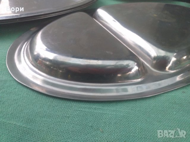 Българска алпака ,неръждавейка БДС / плата, снимка 3 - Чинии - 33343899