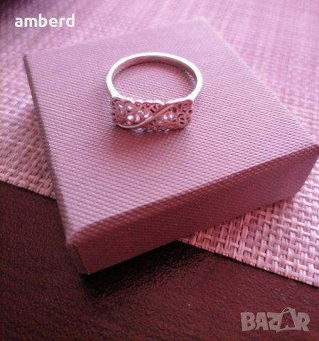 Сребърен пръстен - модел R114, снимка 3 - Пръстени - 43803689